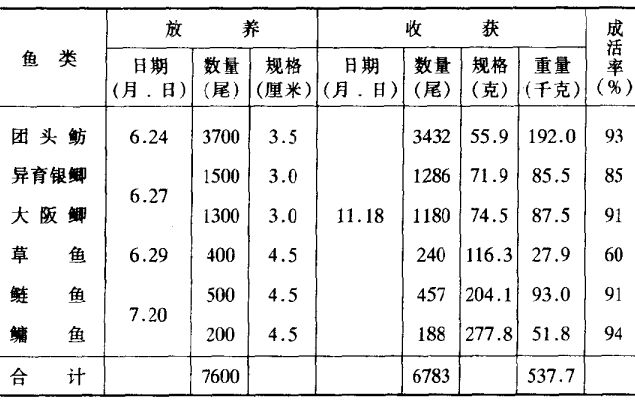 团头鲂饲养方法